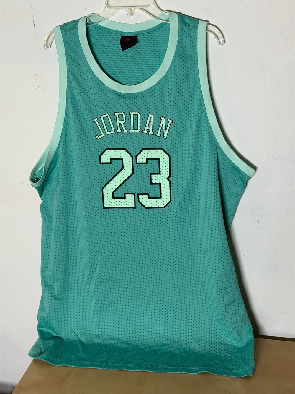 Jordan Women’s Heritage #23 Mesh Jersey Dress 2X Washed Teal Mint Foam